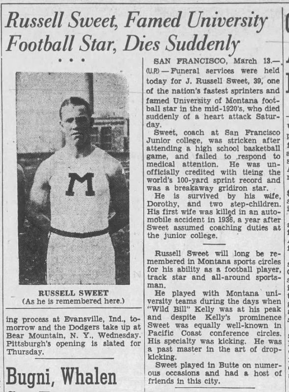 Clipping from The Montana Standard